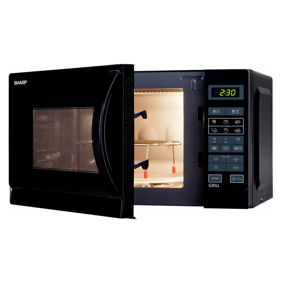 Mikrowelle ohne Grill über 23 Sharp R742BKW020T0W742BKW Schwarz