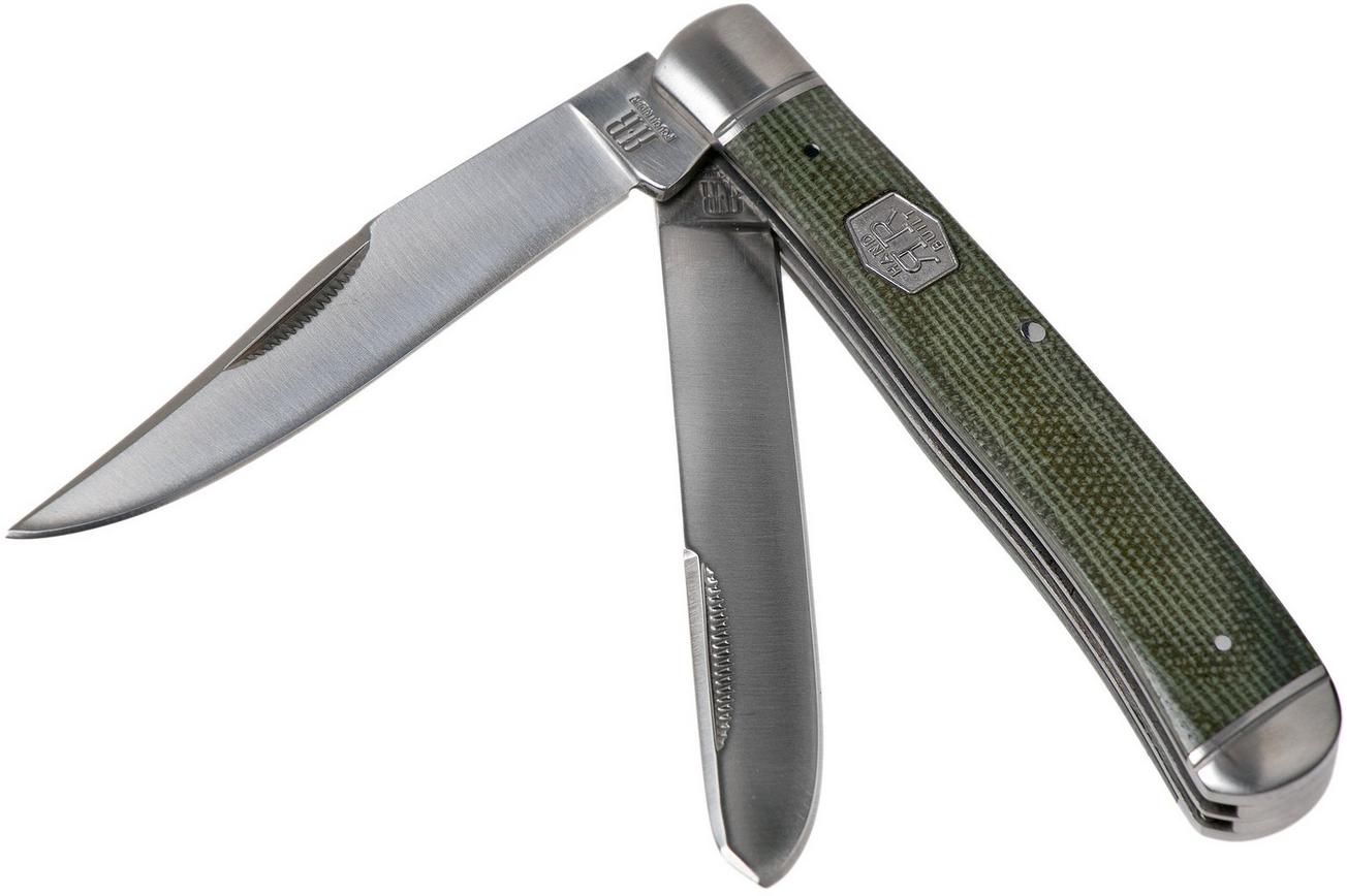 Rough Ryder Classic Micarta Trapper RR1990 zakmes
