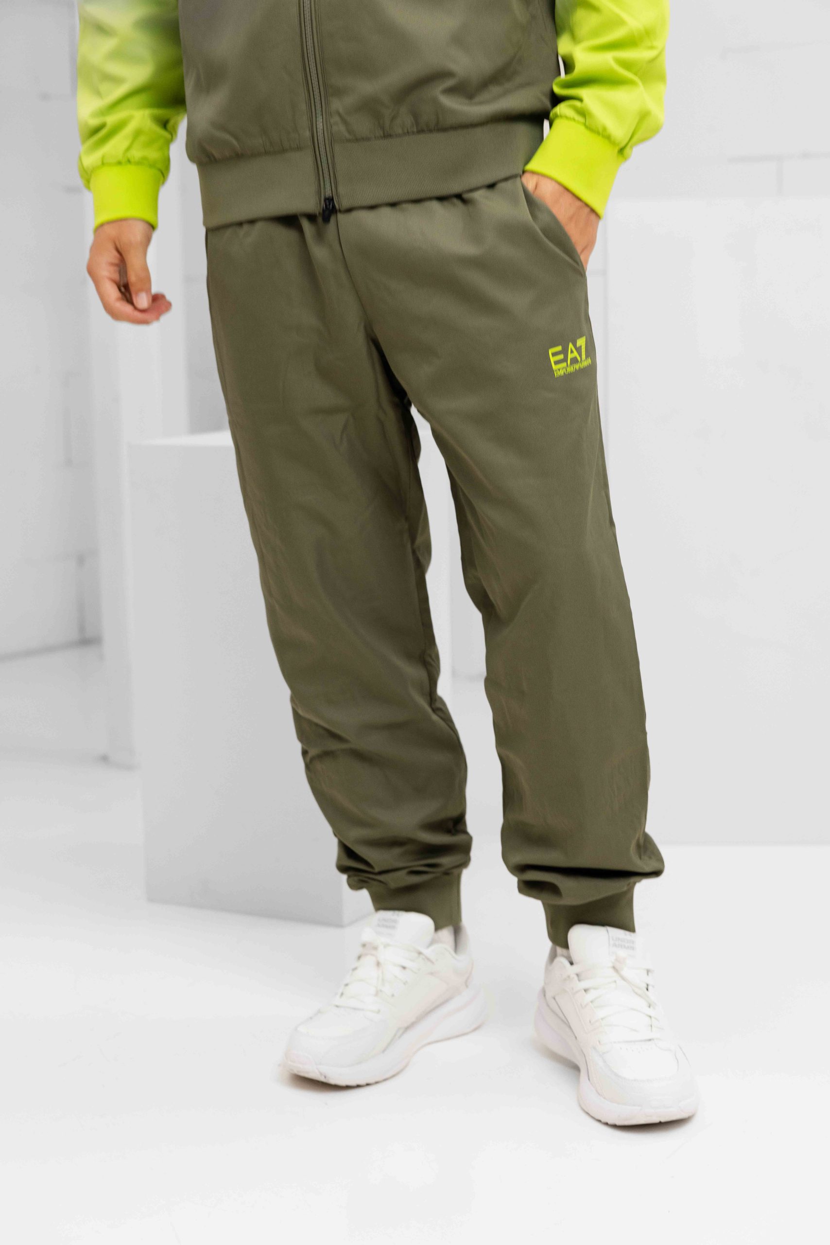 EA7 Emporio Armani 7M000642 Trainingspak Heren Groen/Geel