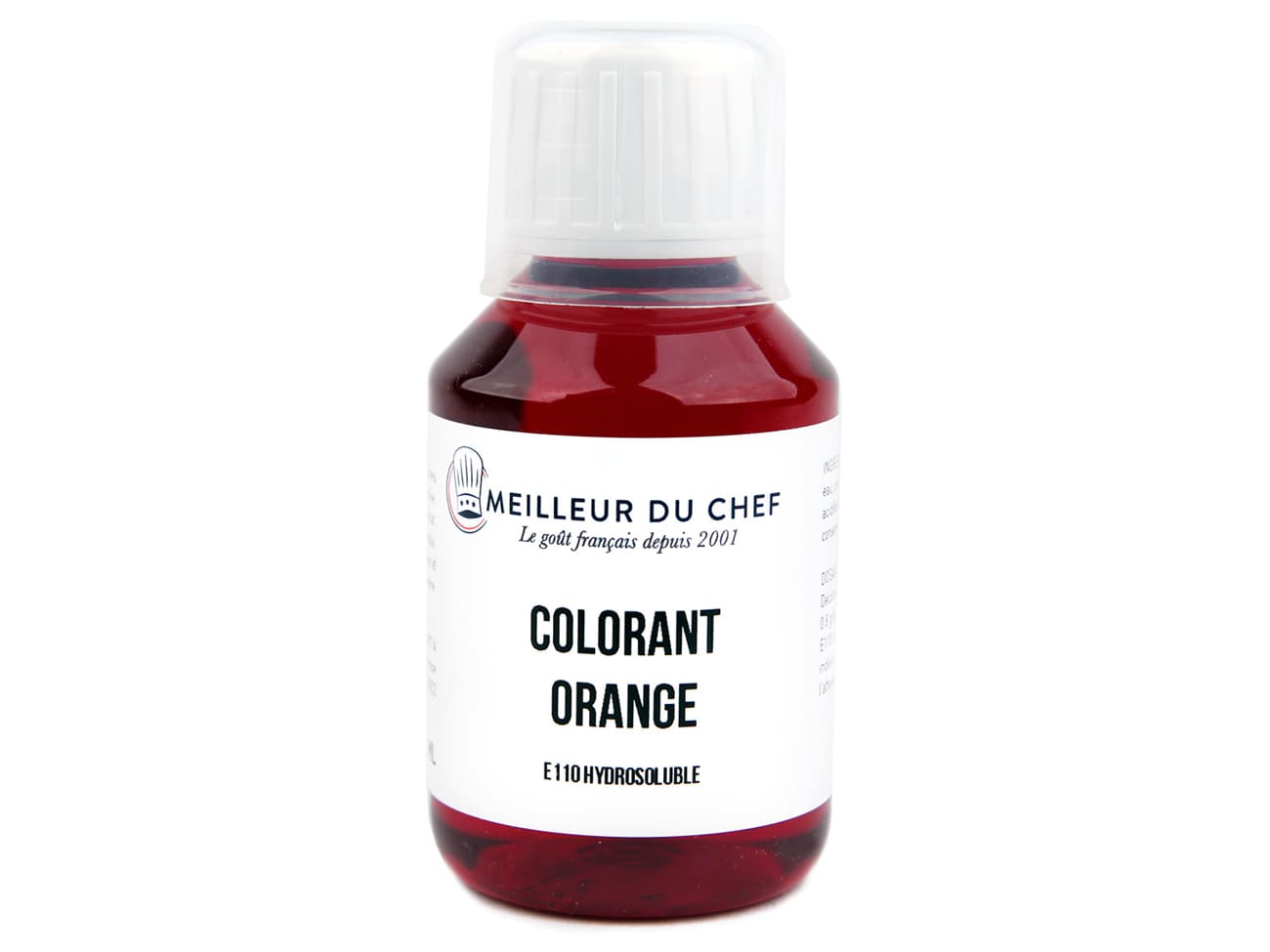 Colorant alimentaire liquide - orange E110 - 58 ml - Meilleur du Chef