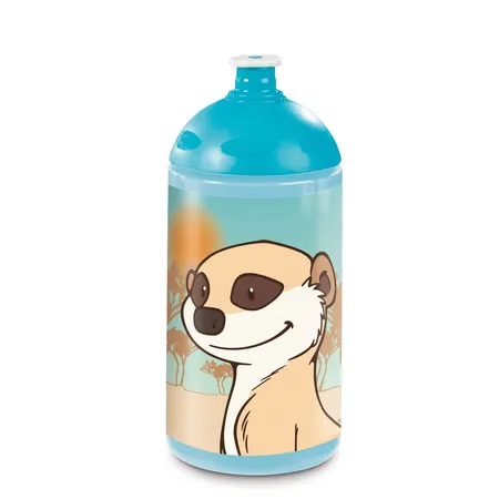 NICI Trinkflasche Erdmännchen-Familie