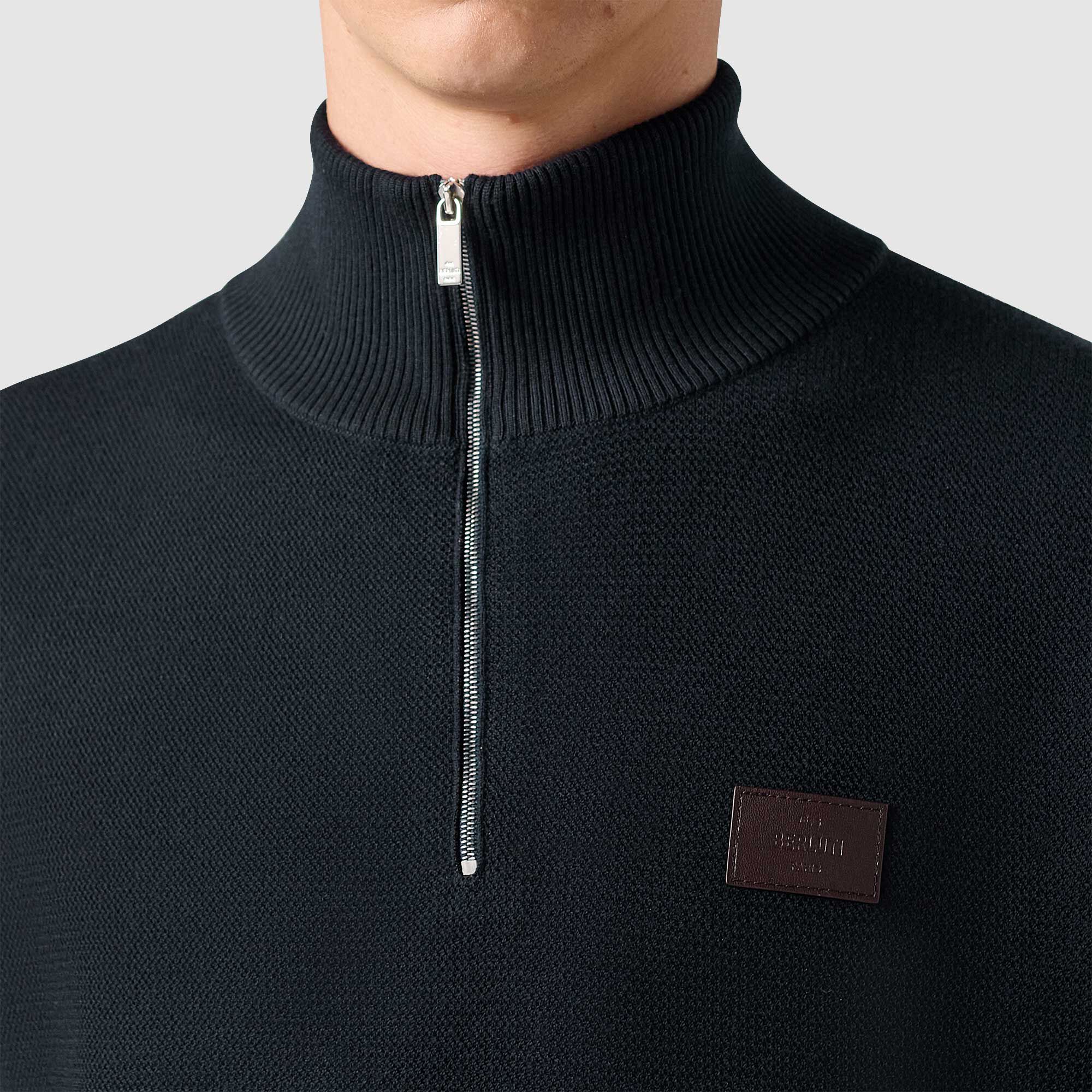 Pull Avec Col Zippe Shadow