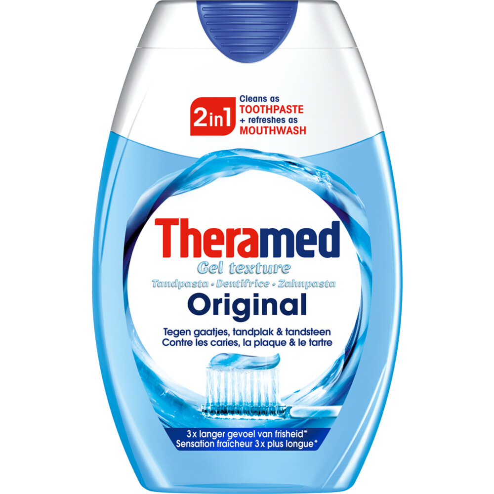 6x Theramed Tandpasta 2 in 1 Original75 ml