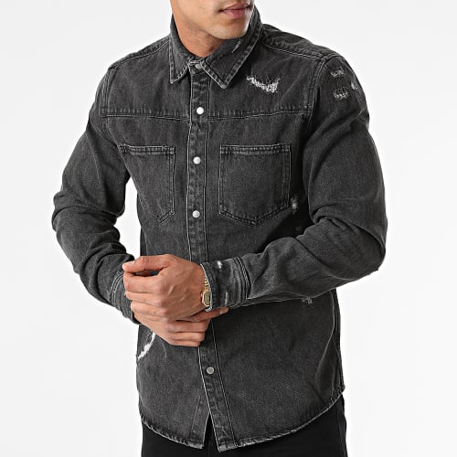 Surchemise Jean Noir