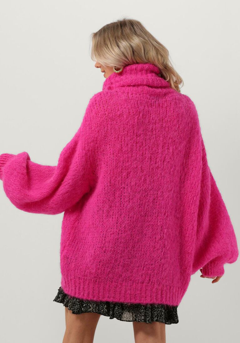 AMERICAN DREAMS roze american dreams coltrui pepper roll neck alpaca pullover