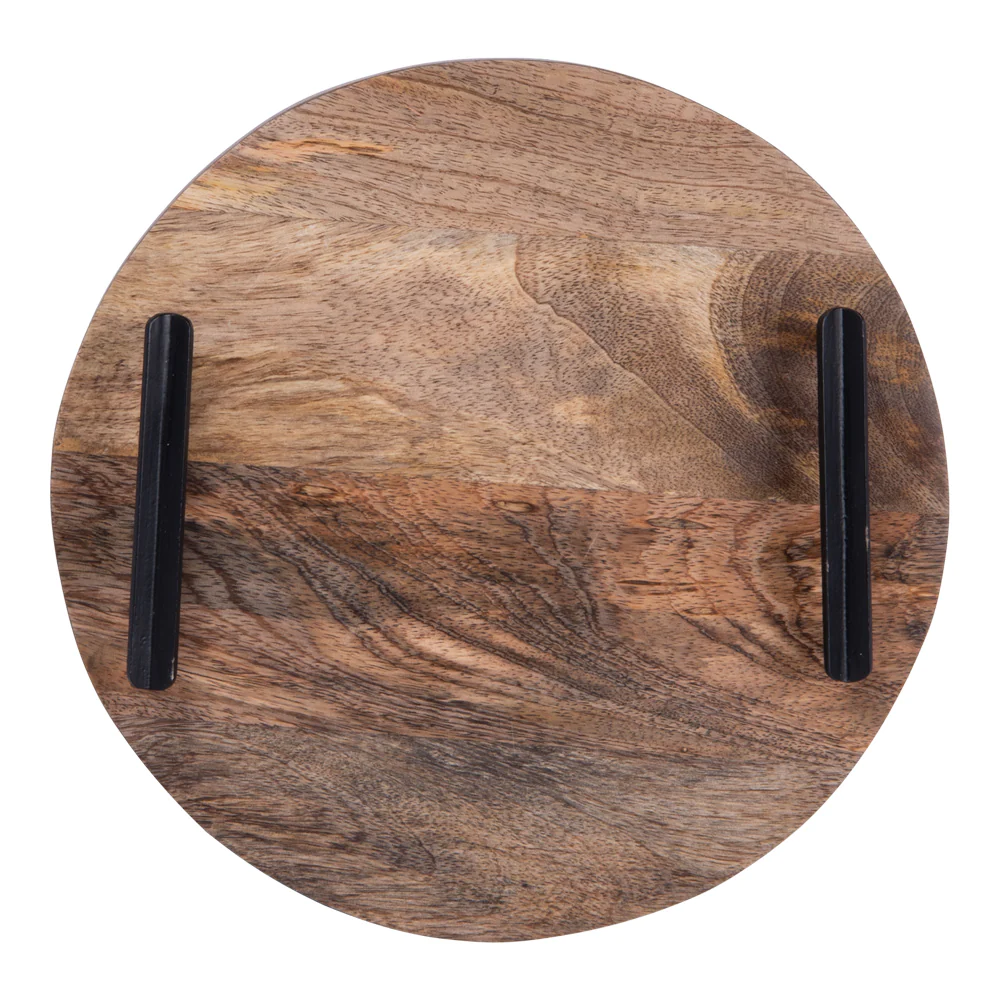 Plat rond avec poignées 30 cm Table passion