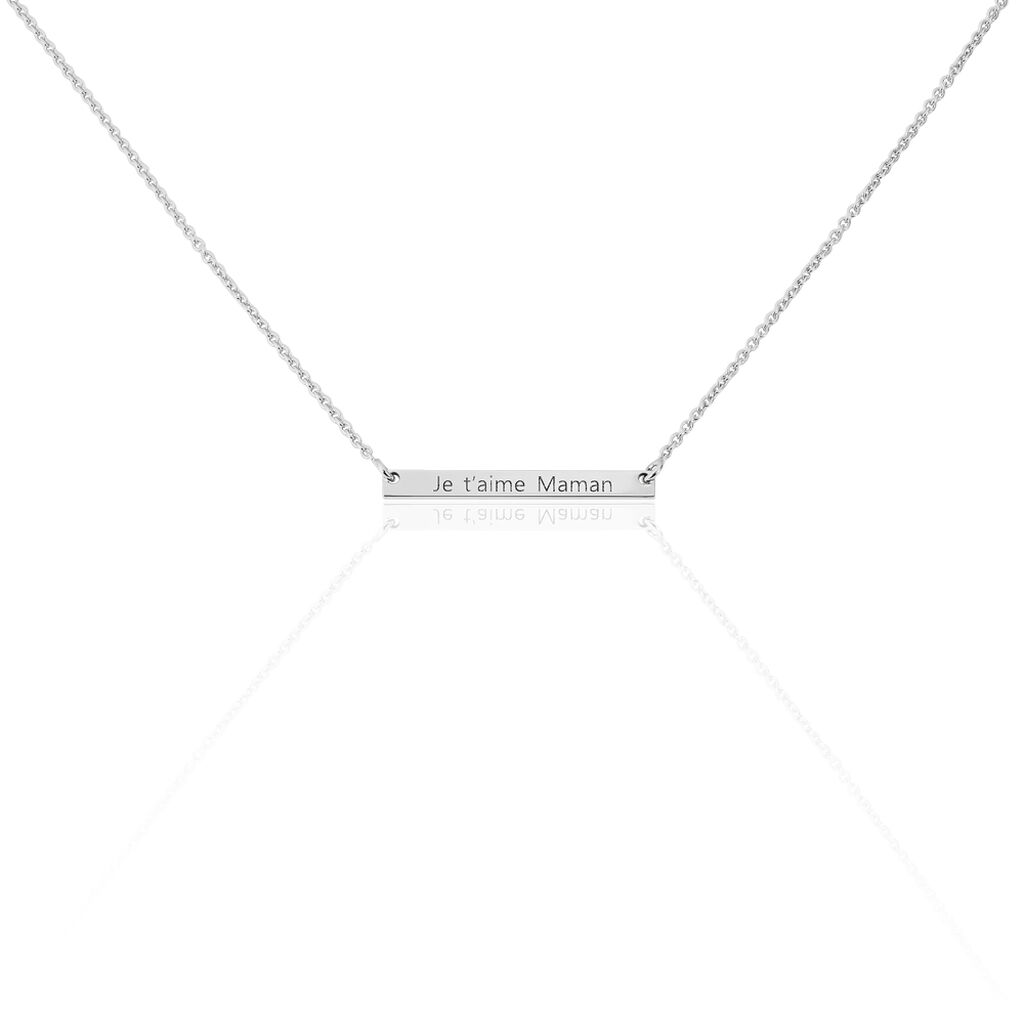 Collier Silia Argent Blanc