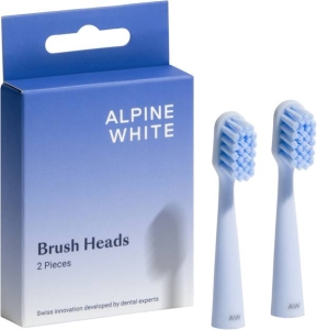 ALPINE WHITE Brush Heads, 2 Stück