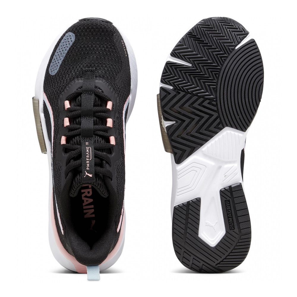Puma PWRFRAME TR 2 - Chaussures fitness Femme puma black/koral ice/icy blue/puma white
