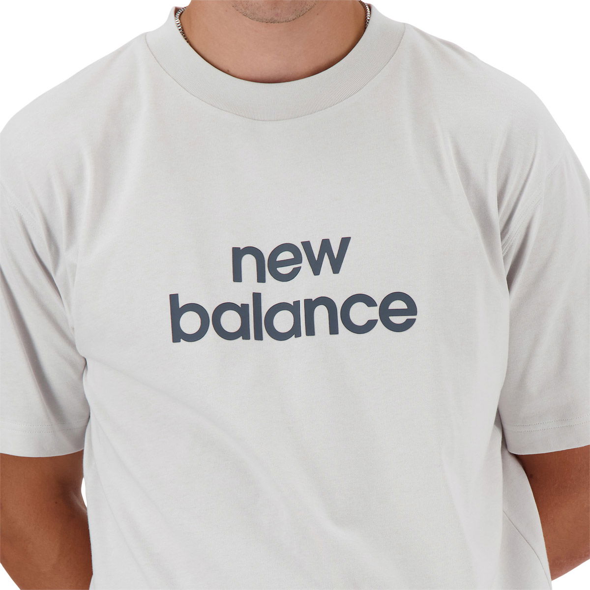 New Balance Linear Logo Relaxe T-shirt Herre