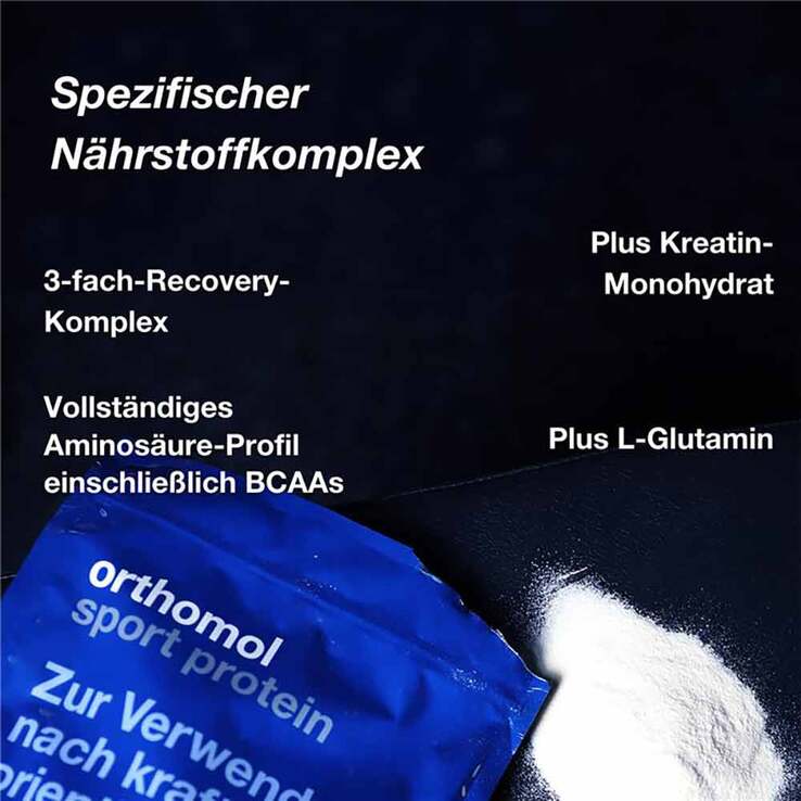 Orthomol Sport Protein Pulver Vanille, 640 g