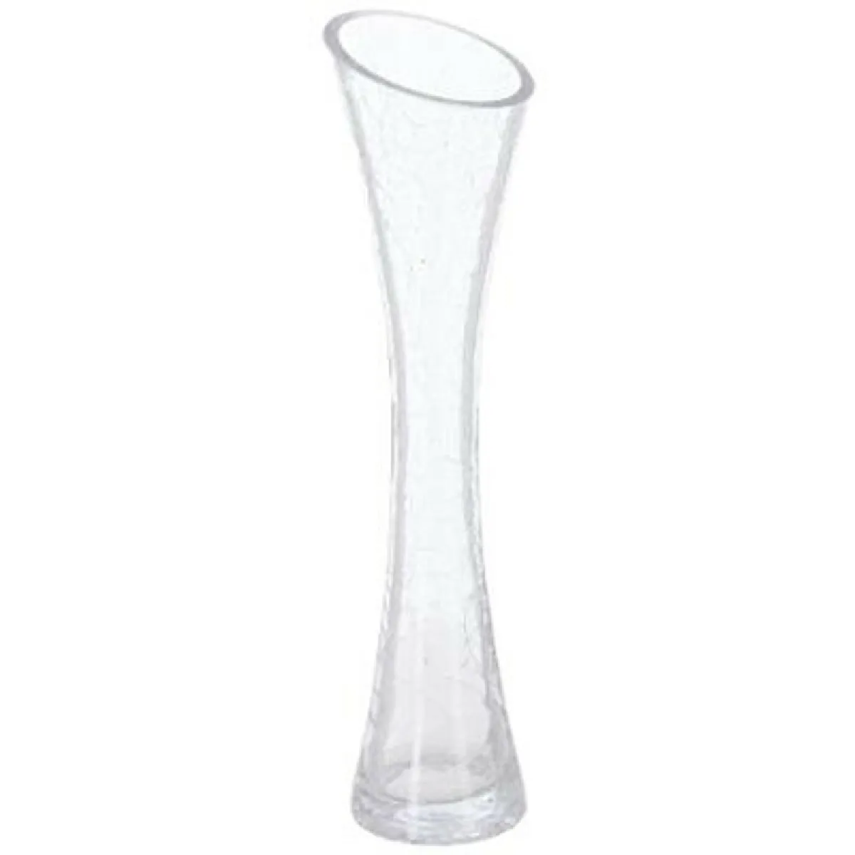 Soliflore Evasé - Craquelé Transparent 30 cm