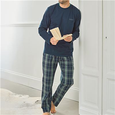 Pyjama homme motif carreaux - DODO HOMEWEAR