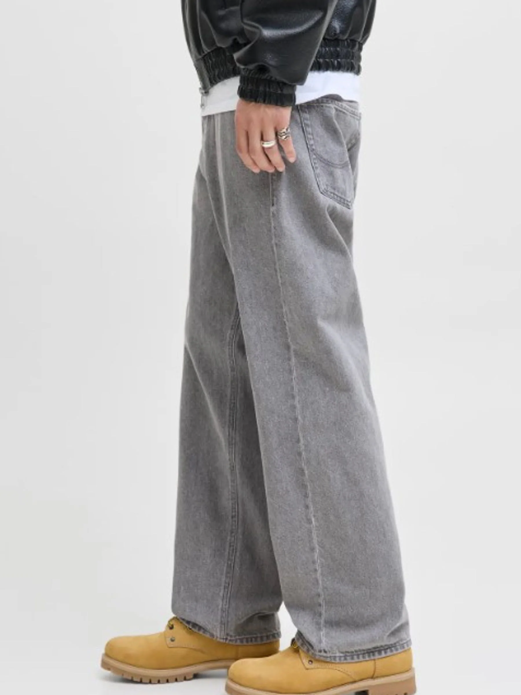 Grijs - JACK & JONES Alex Baggy Fit Jeans