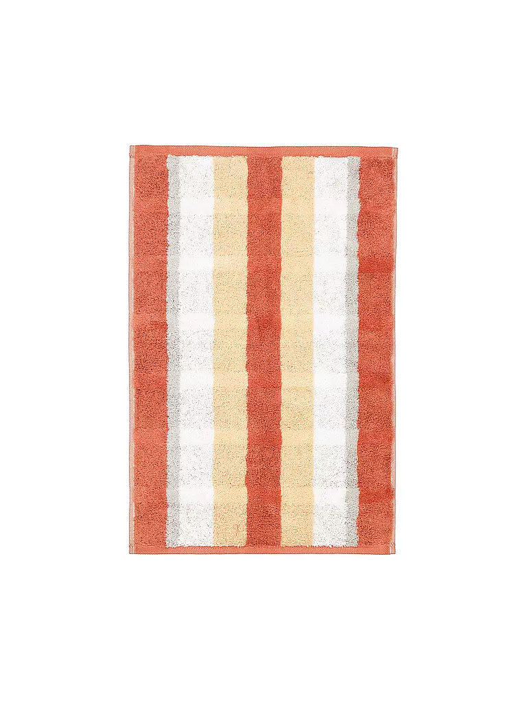 CAWÖ Gästetuch NOBLESSE 30x50cm Brick orange