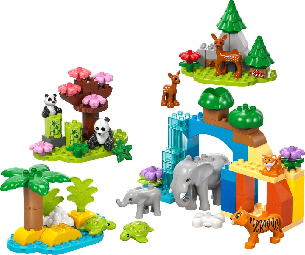 Stad 3-in-1 families van wilde dieren 10446