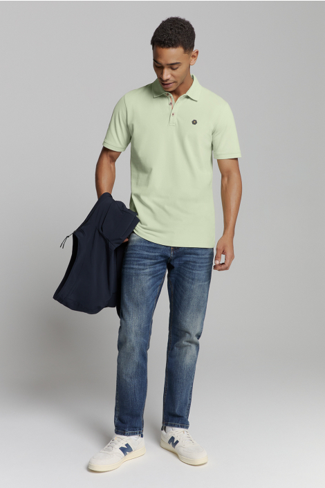 NO-EXCESS groene heren polo