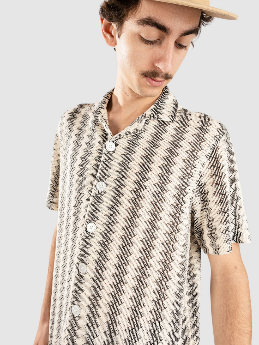 Anerkjendt Akleon Jacquard Shirt caviar