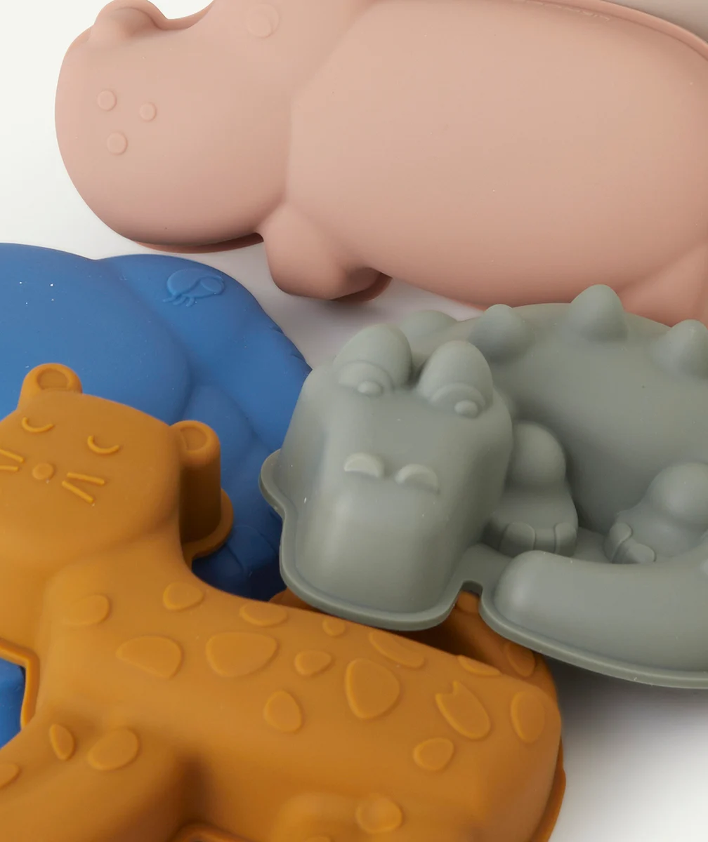 LIEWOODSET DE PLAGE MOTIFS LÉOPARDS COLORÉS ET ANIMAUX