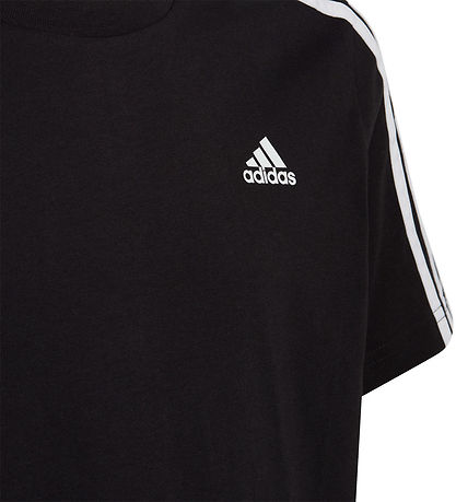 adidas Performance T-Shirt - U 3S Tee - Schwarz/Weiß
