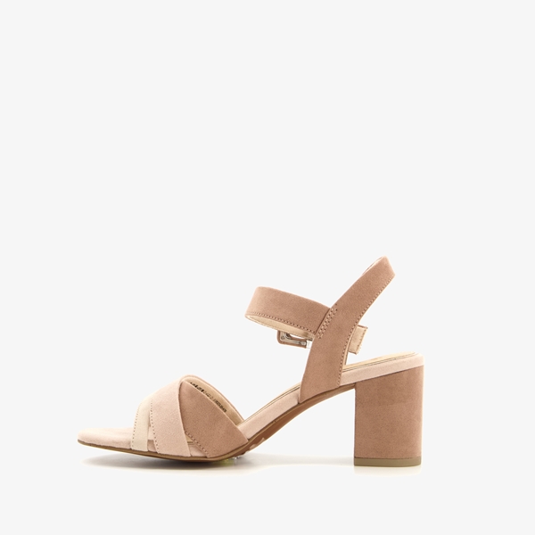 Nova dames sandalen met hak roze