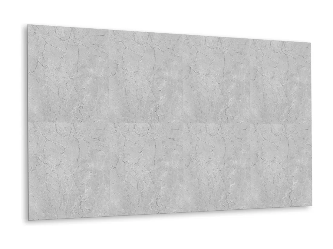 Panneaux muraux en vinyle, Planches en vinyle adhésives - 100x50 cm - Béton fissuré