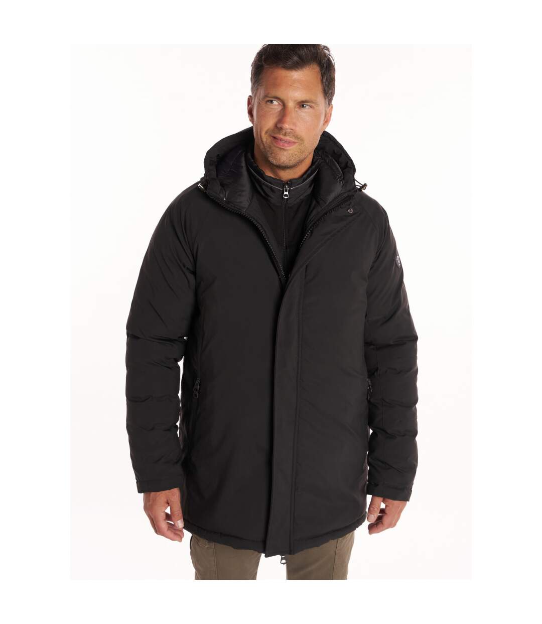 Parka mi longue à capuche