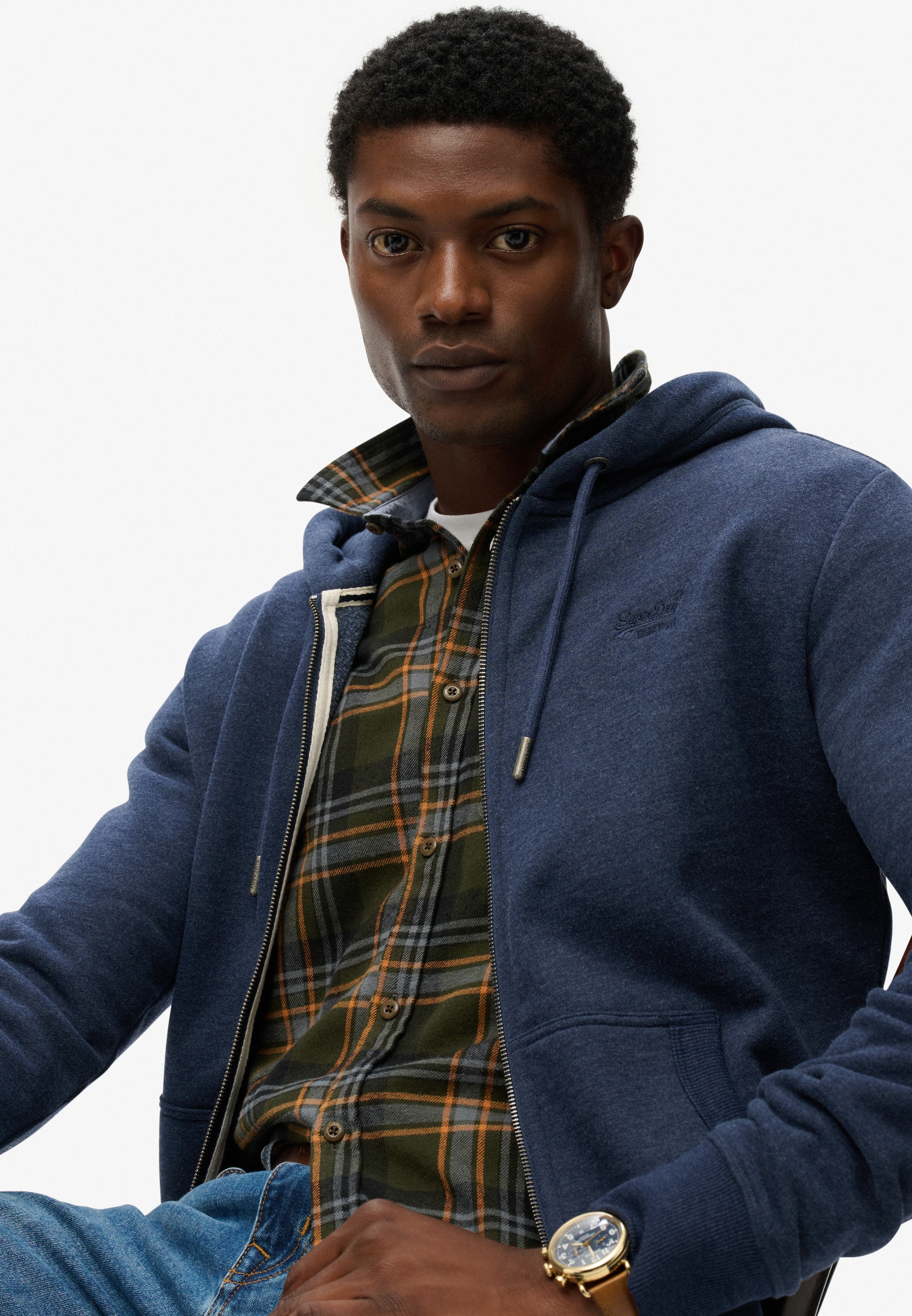 Superdry Kapuzensweatjacke »ESSENTIAL LOGO ZIP HOODIE HB«