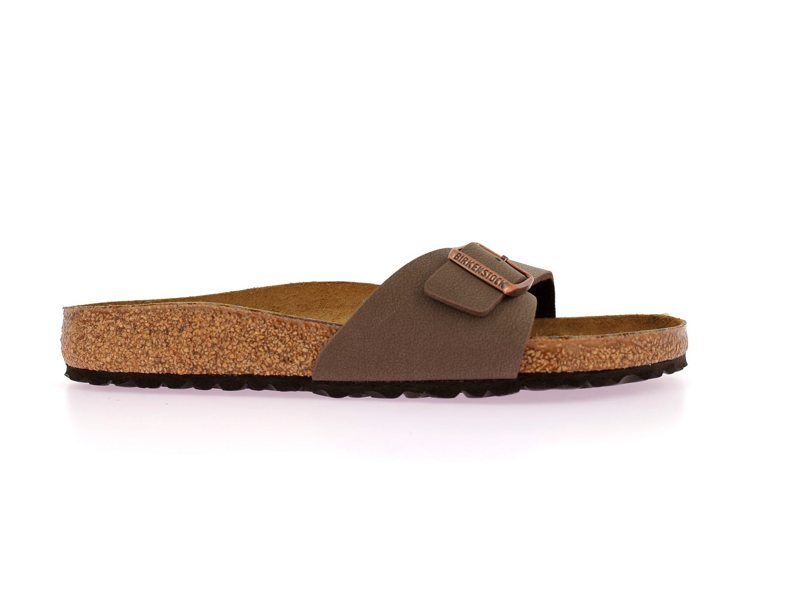 Birkenstock-MADRID BFBC Matières combinées Marron Clair