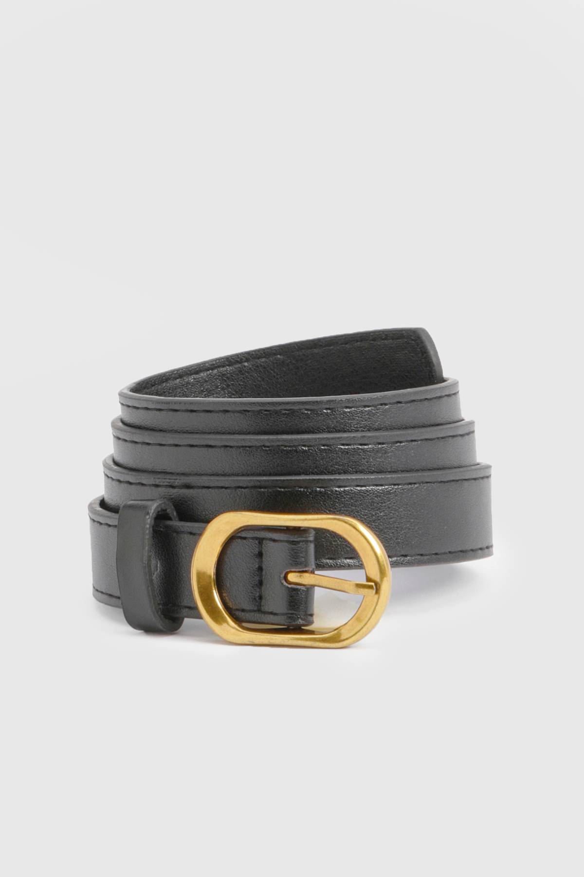 boohoo Ceinture avec boucle ovale détaillée