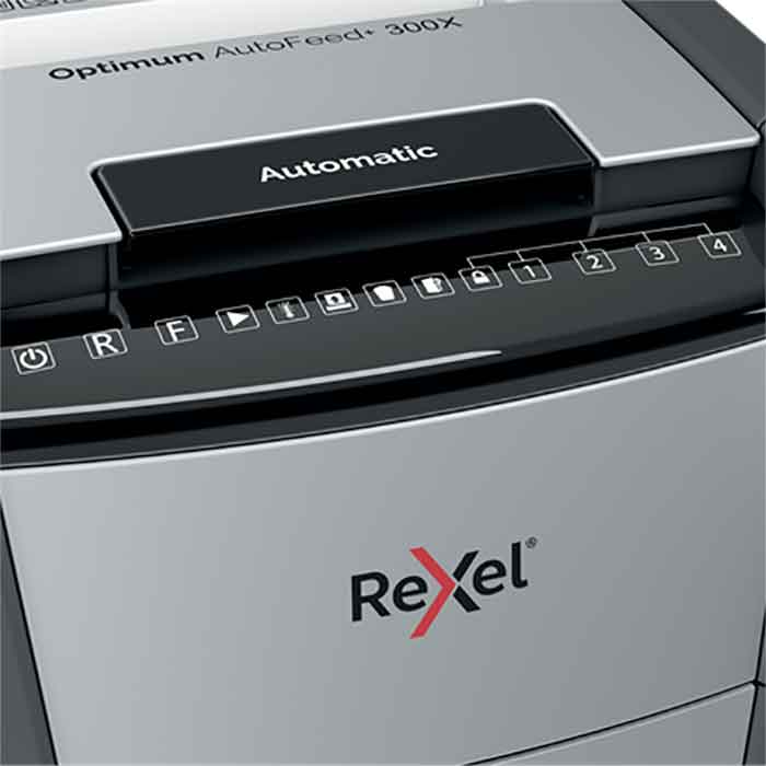 Rexel Destructeur Optimum coupe croisée Auto+ 300X
