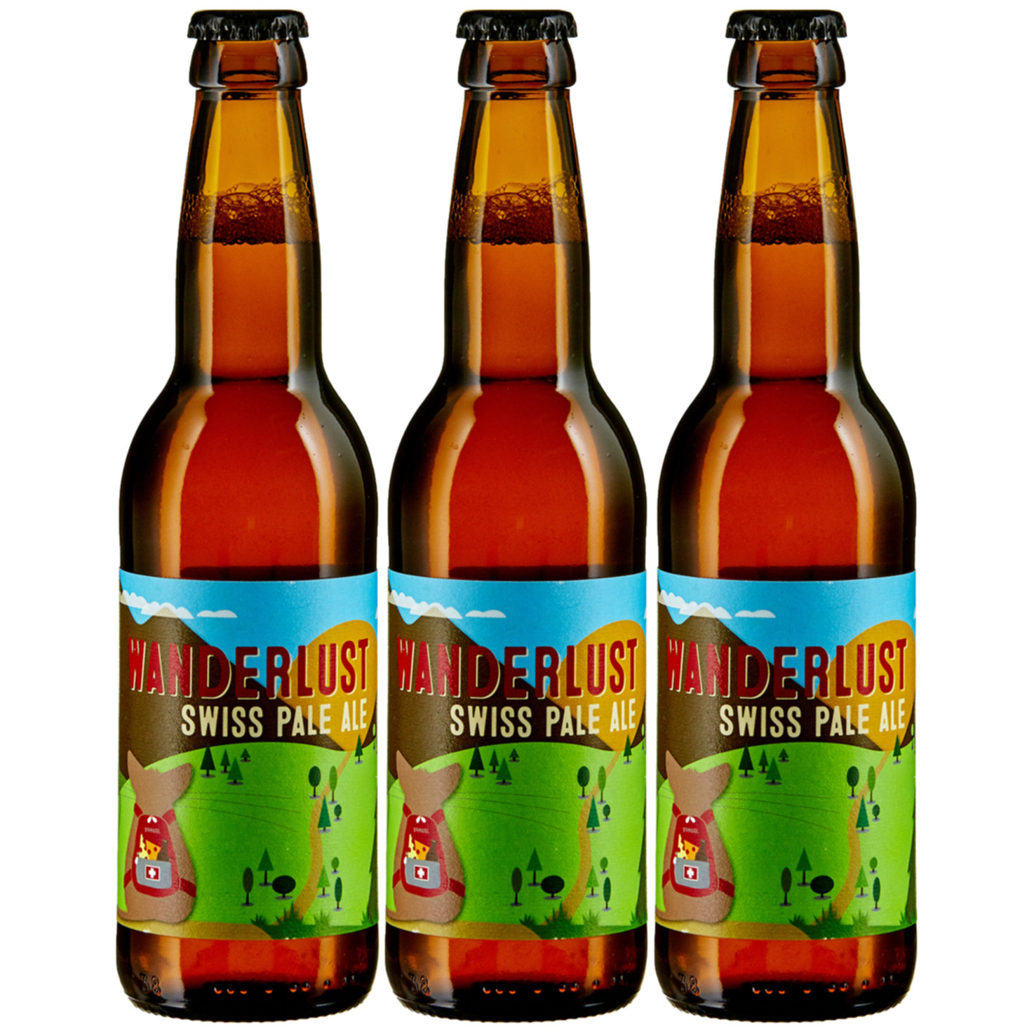 Bier Factory Wanderlust Swiss PA 3x 33cl -3x 33cl
