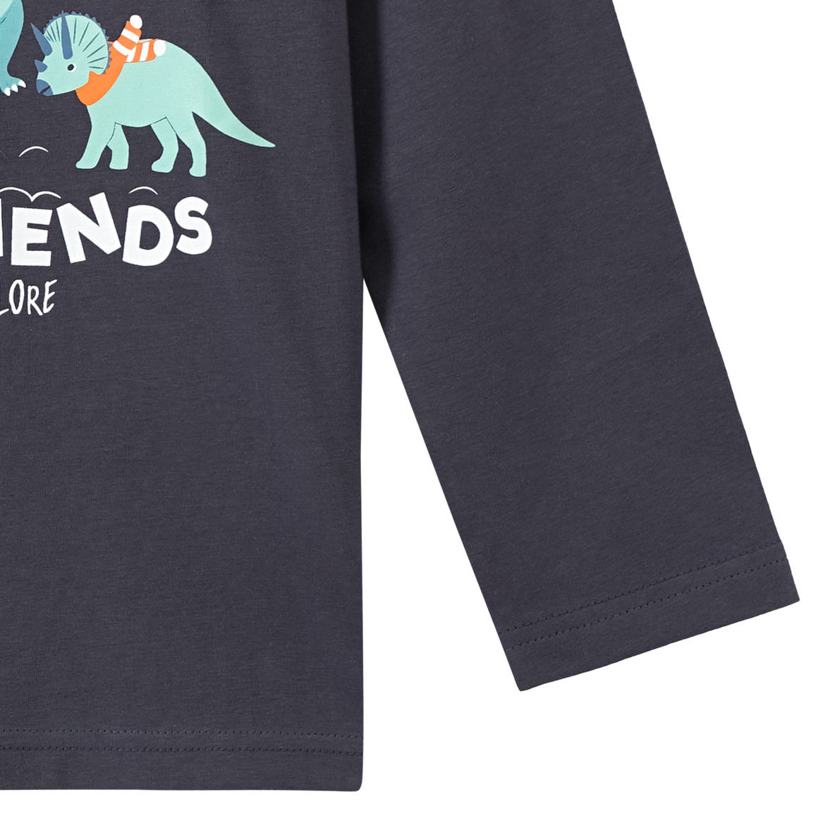 Topolino Jungen Langarmshirt mit Print dunkelgrau