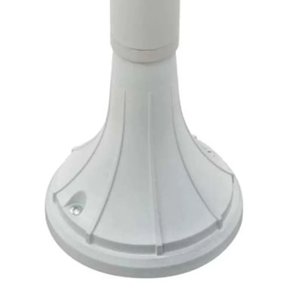 vidaXL - Tuinpaallamp - Wit - Aluminium