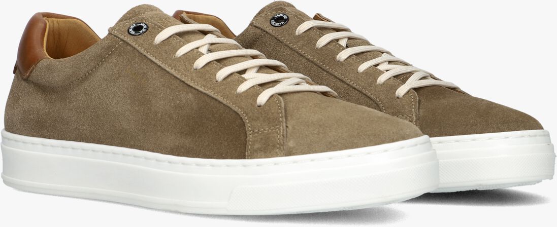 VAN LIER taupe van lier lage sneakers 2417411