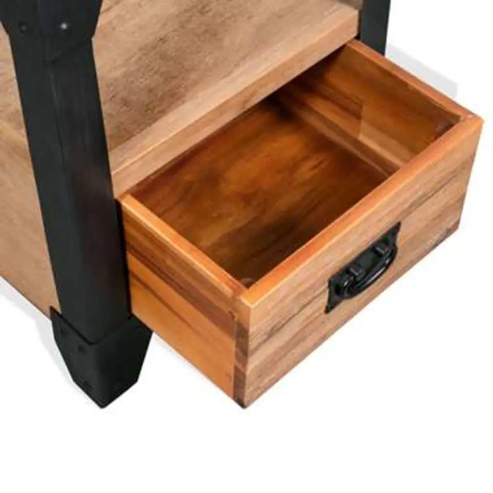 vidaXL - Nachtkast - Bruin - Hout - 2 stuks
