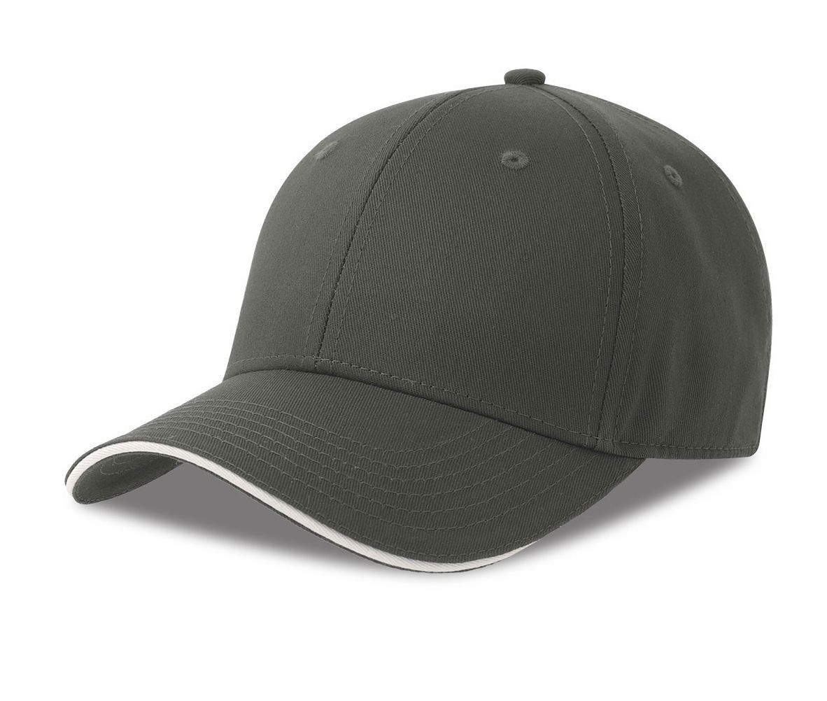 ATLANTIS HEADWEAR AT291 - Casquette 6 pans visière sandwich