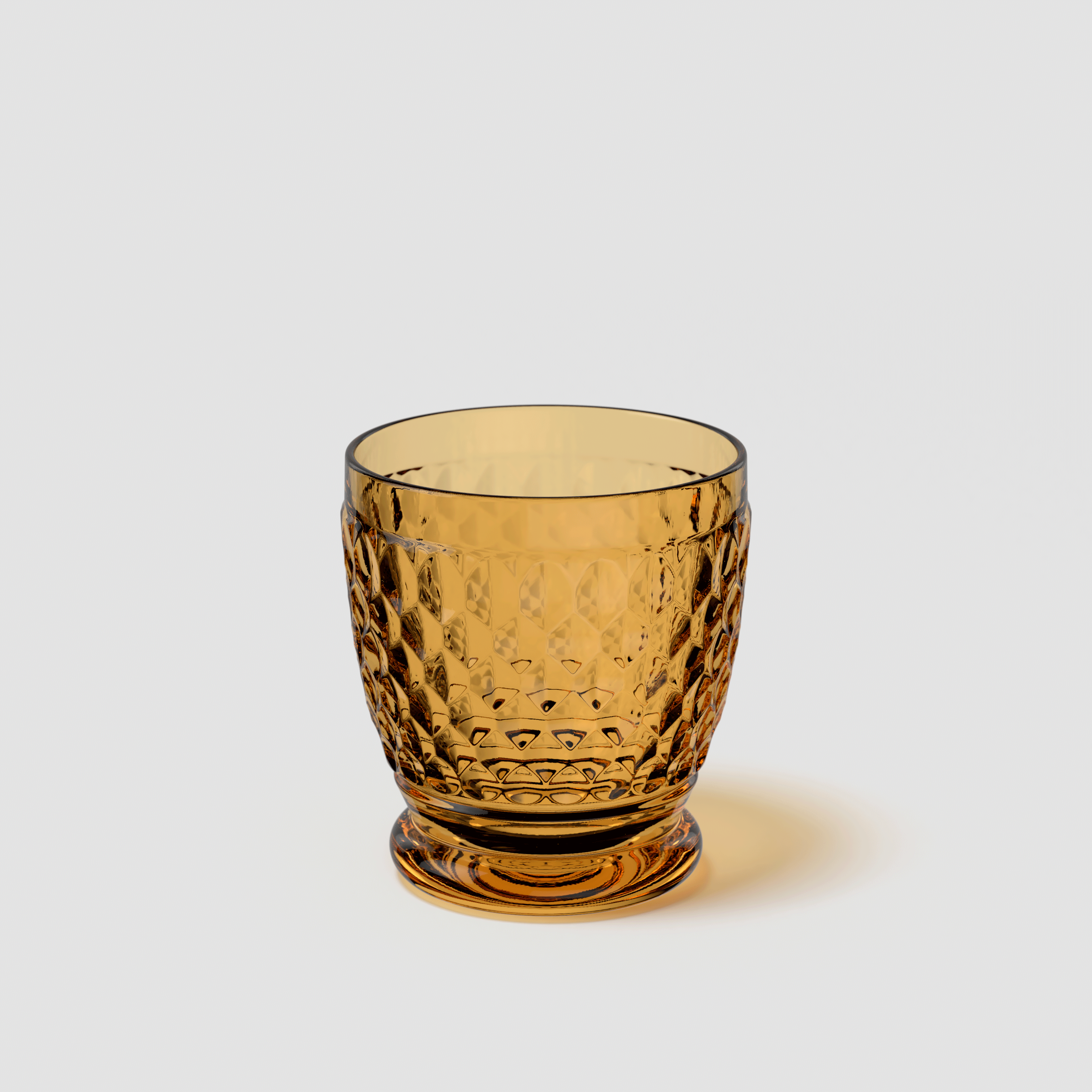 Boston Water glass Orange, 6.8 oz, crystal glass