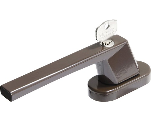 Abus raamkruk FG110 bruin afsluitbaar