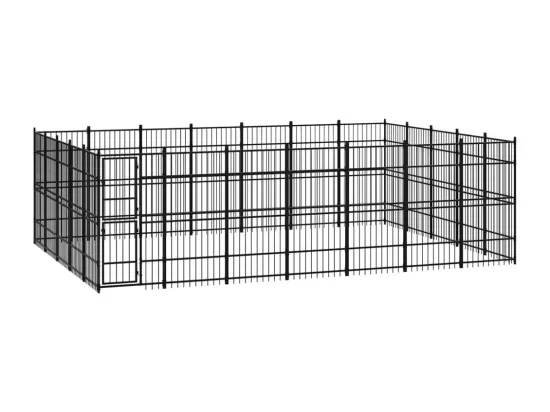 Chenil cage enclos pac noire 672 x 480 x 200 cm 02_0041835