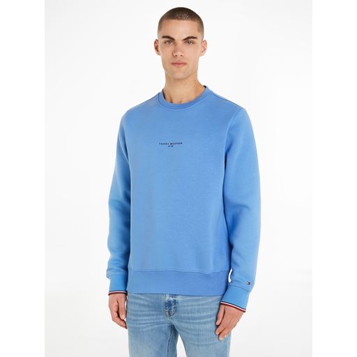 Tommy Hilfiger Logo Tipped Sweatshirt, Blue Spell, XL