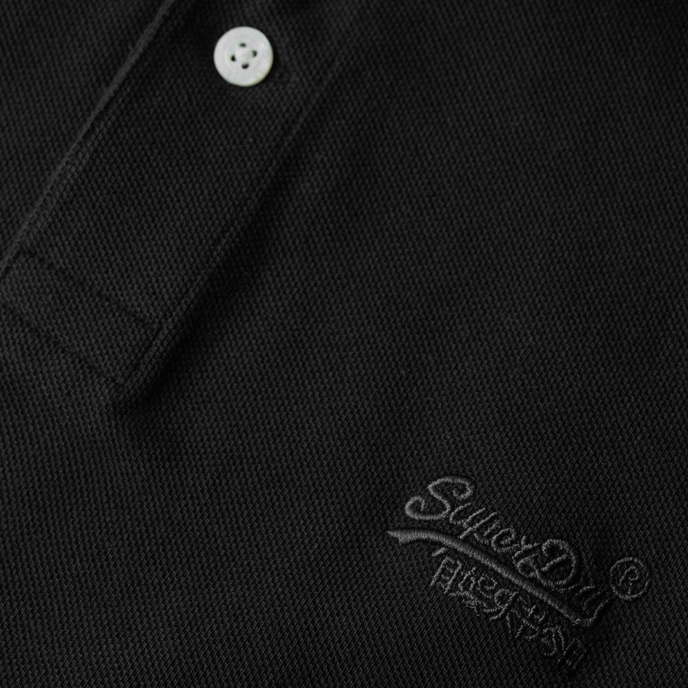Superdry Polo Noir Homme Superdry Classic Piques