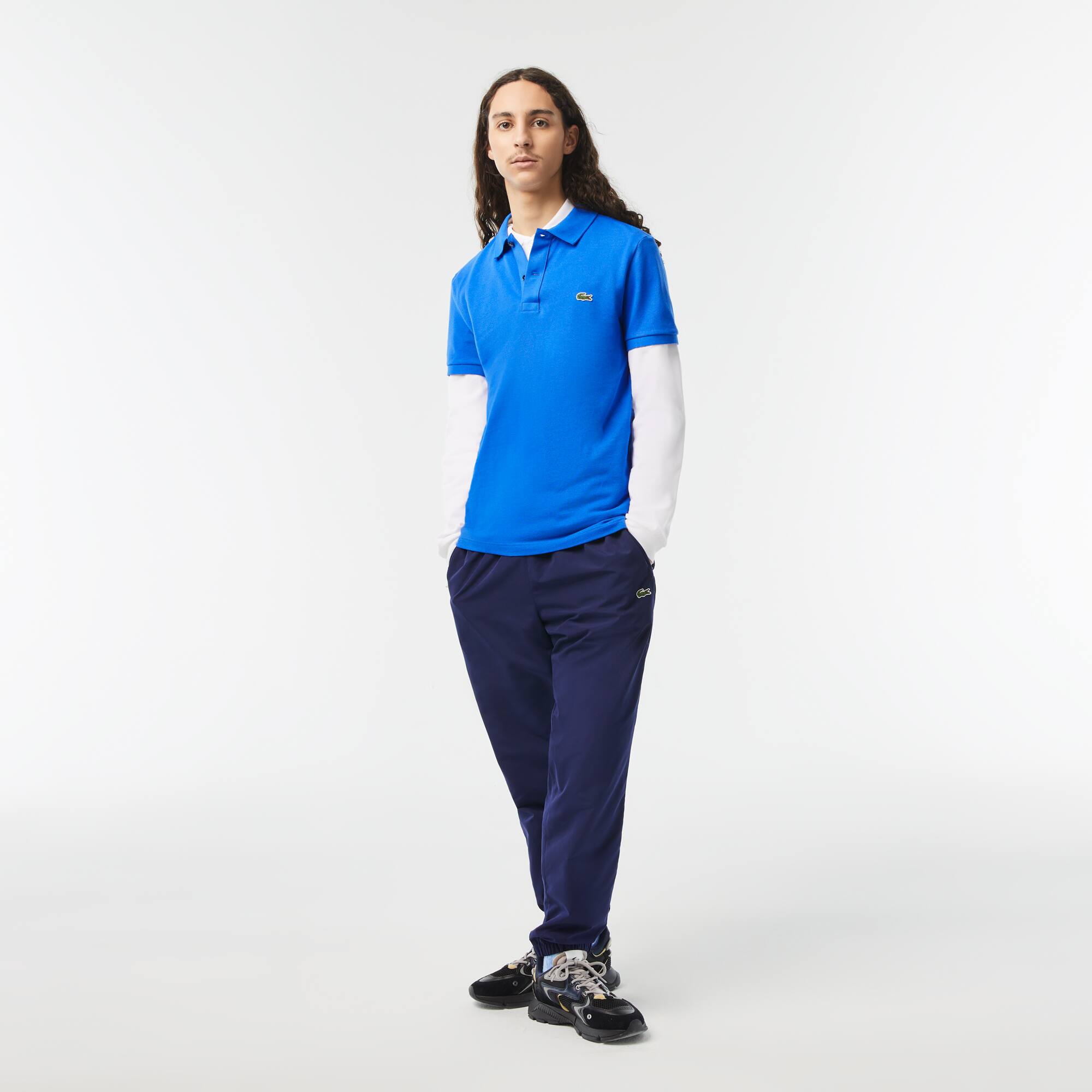 Polo Original L.12.12 slim fit coton petit piqué Manches Courtes - Bleu - Lacoste - Homme