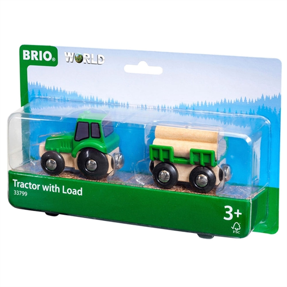Traktor m. Vogn Og Tømmer - BRIO® → Luksusbaby.dk