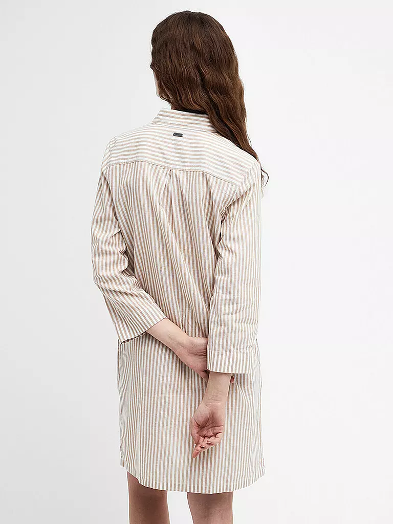BARBOUR Hemdblusenkleid SEAGLOW beige
