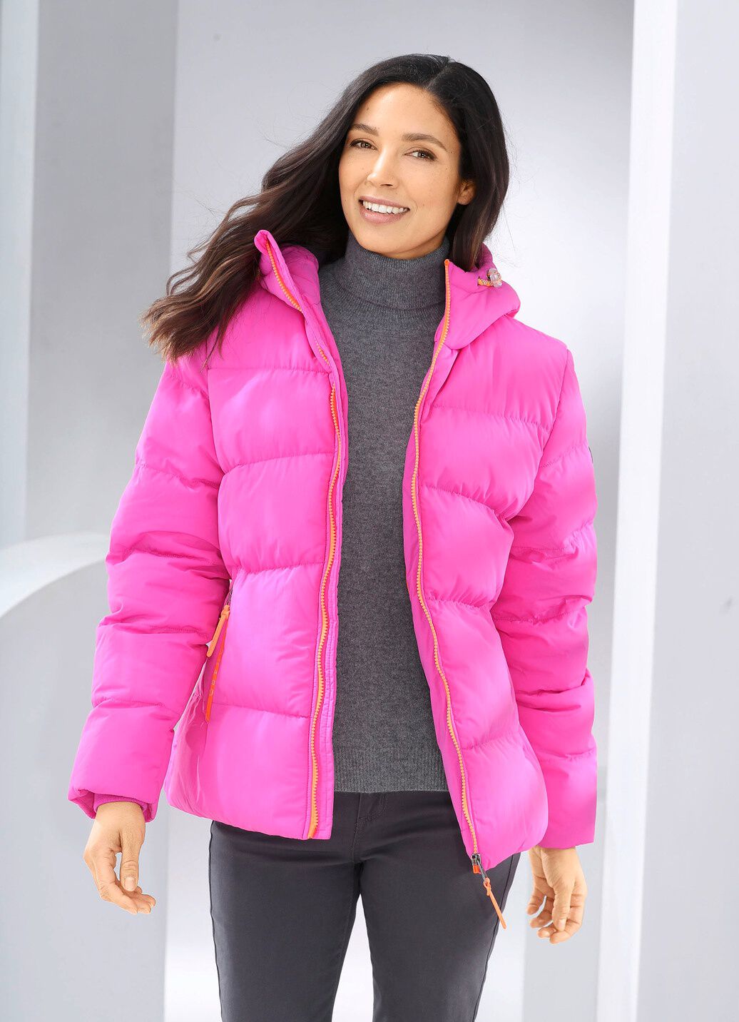 Jacke mit Windfangärmeln