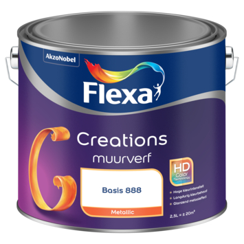 Flexa Creations muurverf metallic 2,5 liter