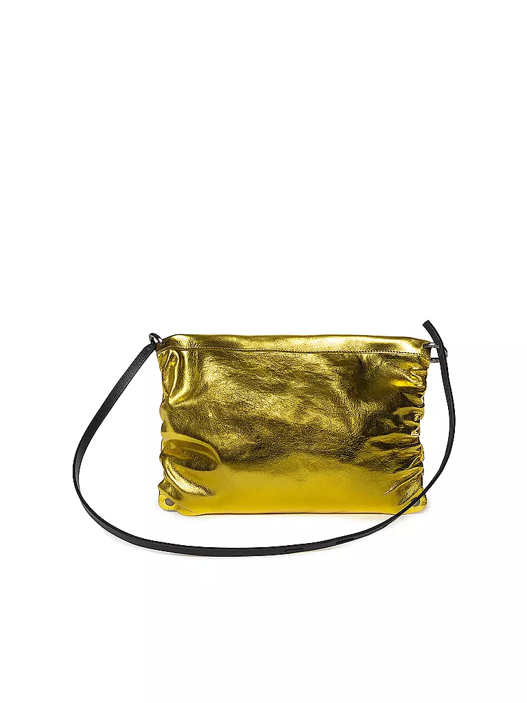 INA KENT Ledertasche - Umhängetasche MOONLIT Ed. 1 gelb