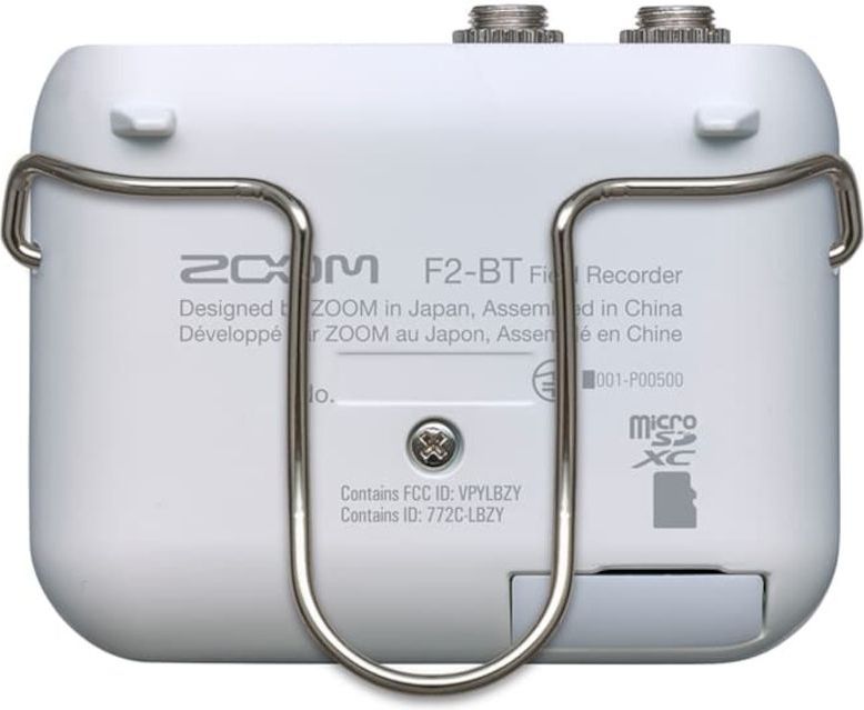Zoom - F2-BT - Field Recorder - Wit - Inclusief Lavalier-microfoon