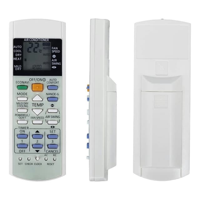 Udskiftning fjernbetjening til A75C3706 Panasonic Air Conditioner